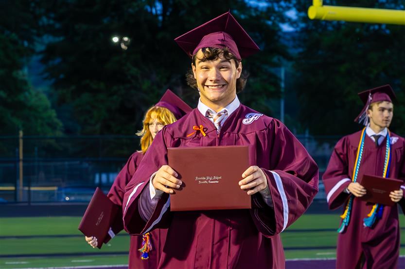 Students celebrate graduating